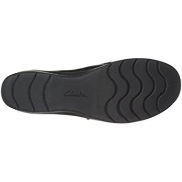 Mocasines De Mujer Clarks Cheyn Clay De Piel Negra
