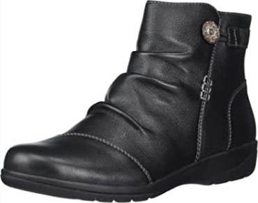 Botines Clarks Cheyn Zoe De Mujer En Piel Negra