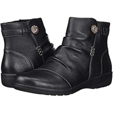 Botines Clarks Cheyn Zoe De Mujer En Piel Negra
