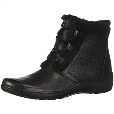 Botines Clarks Cora Chai De Mujer En Piel Negra