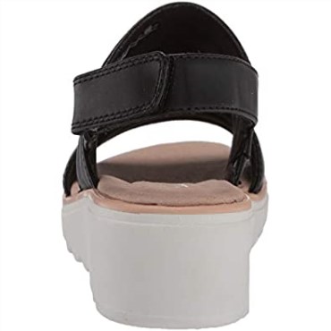 Sandalia Mujer Clarks Jillian F Low En Piel Negra