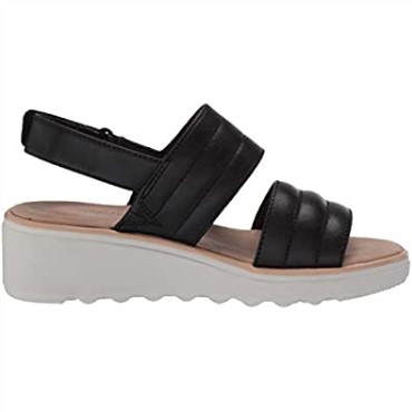 Sandalia Mujer Clarks Jillian F Low En Piel Negra