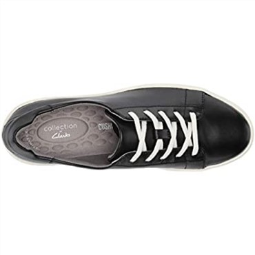 Zapatillas Clarks Mujer Layton Pace De Cuero Negro
