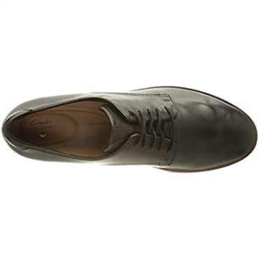 Clarks Mujer De Cuero Negro Shayllace Oxford