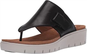Sandalias De Mujer Clarks Un Karely Dew Sling Back En Piel Negra
