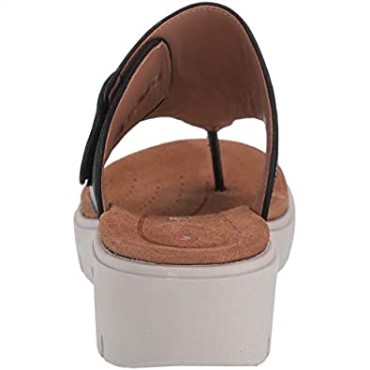 Sandalias De Mujer Clarks Un Karely Dew Sling Back En Piel Negra