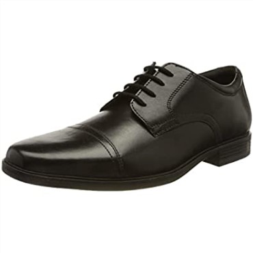 Gorra Negra Clarks Howard Para Hombre Oxford