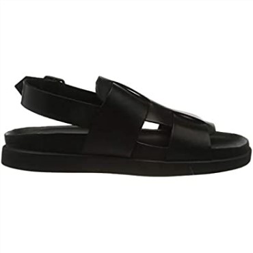 Sandalia Negra Con Tiras Para Hombre Clarks