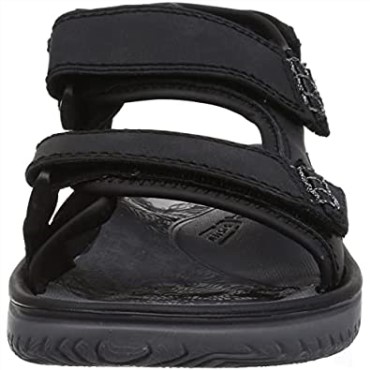 Sandalia Negra Clarks Wesley Bay Hombre
