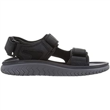 Sandalia Negra Clarks Wesley Bay Hombre
