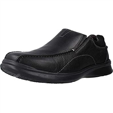 Mocasines Negros Clarks Oily Lea Cotrell Para Hombre