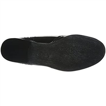 Zapatos Brogue De Mujer Clarks Black Charol Hamble Oak