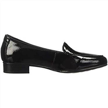 Mocasines Clarks Juliet Lora De Charol Negro Para Mujer