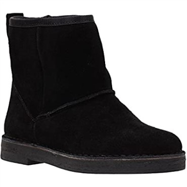 Bota De Día Drafty Para Mujer De Ante Negro Clarks