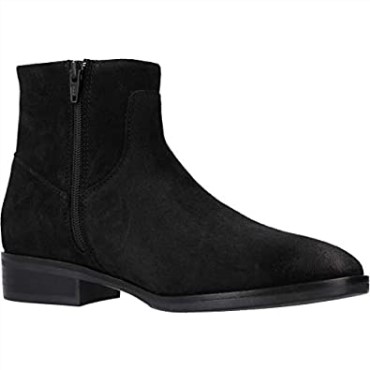 Botas De Moda Para Mujer Clarks En Ante Negro Pure Rosa