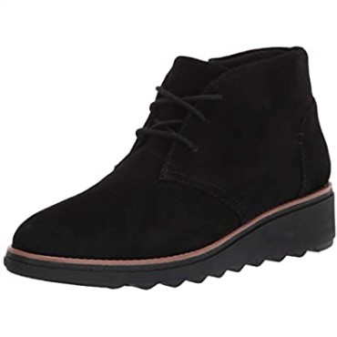 Botines Clarks De Mujer En Ante Negro Sharon Hop