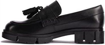 Zapatos De Cuero Mocasines Clarks Teala Negros