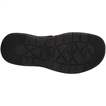 Sandalias De Pescador Clarks Black Tumbled Leather Para Hombre Hapsford Cove