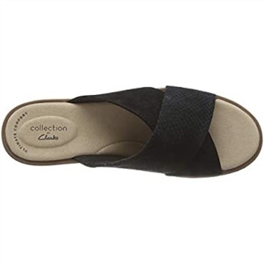 Sandalia Clarks Declan Ivy Mujer En Negro
