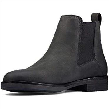 Bota Chelsea Mujer Clarks Negra