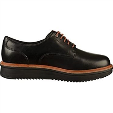 Clarks Mujer Negro Teadale Rhea Oxford