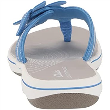 Chanclas De Mujer Clarks Azul Sintético Brinkley Flora