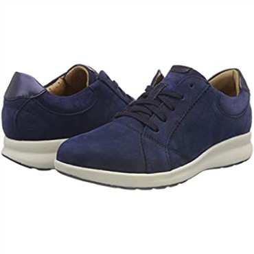 Zapatilla De Deporte De Mujer Con Cristales Sharon En Azul Clarks