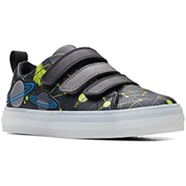Zapatillas Clarks Niño Flare Cosmo K Negro Combi