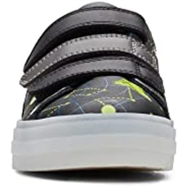 Zapatillas Clarks Niño Flare Cosmo K Negro Combi