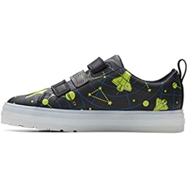 Zapatillas Clarks Niño Flare Cosmo K Negro Combi