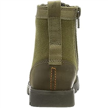 Clarks Boy's Heath Chard T Bota De Media Pantorrilla Caqui Cuero