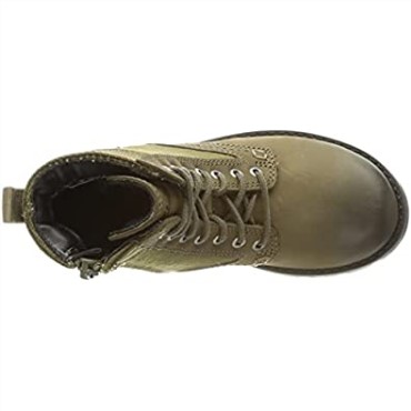 Clarks Boy's Heath Chard T Bota De Media Pantorrilla Caqui Cuero
