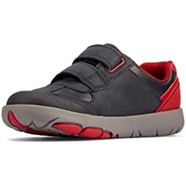 Zapatillas Clarks Niño Rex Play K Azul Marino Rojo