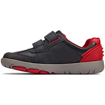 Zapatillas Clarks Niño Rex Play K Azul Marino Rojo