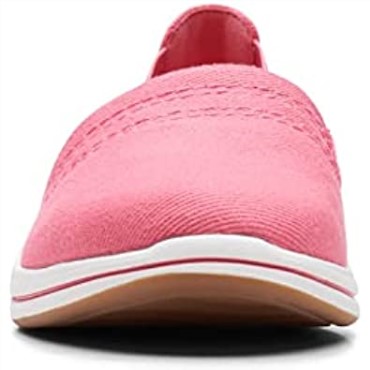 Mocasines Clarks Bright Coral Canvas Para Mujer