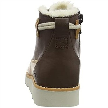 Niños Chukka K Clarks Corona Marrón Botas Cálidas