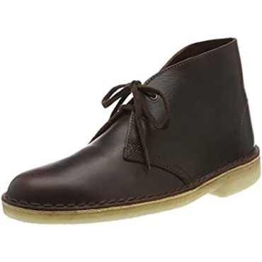 Botas Safari Para Mujer Clarks Marrón Castaño Cuero Castaño Cuero Chukka