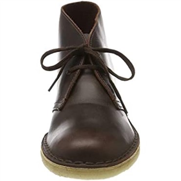 Botas Safari Para Mujer Clarks Marrón Castaño Cuero Castaño Cuero Chukka
