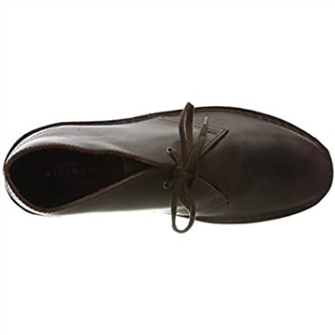 Botas Safari Para Mujer Clarks Marrón Castaño Cuero Castaño Cuero Chukka