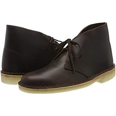 Botas Safari Para Mujer Clarks Marrón Castaño Cuero Castaño Cuero Chukka