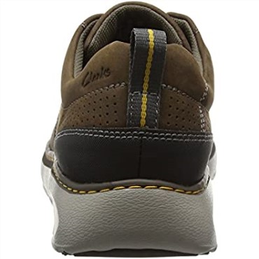 Derby De Mezcla De Charton Marrón Oscuro Marrón Lea Para Hombre Clarks