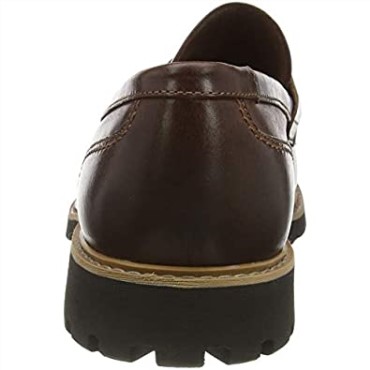 Clarks Brown Dark Tan Lea Dark Tan Lea De Los Hombres Batcombe Edge Derbys