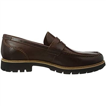 Clarks Brown Dark Tan Lea Dark Tan Lea De Los Hombres Batcombe Edge Derbys