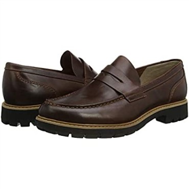 Clarks Brown Dark Tan Lea Dark Tan Lea De Los Hombres Batcombe Edge Derbys