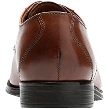 Clarks Brown Gilman Mode Zapatos Derby Con Cordones De Cuero Ancho Para Hombre