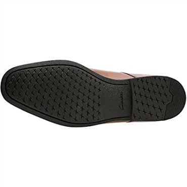 Clarks Brown Gilman Mode Zapatos Derby Con Cordones De Cuero Ancho Para Hombre