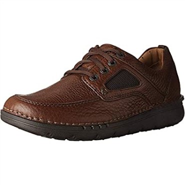 Derby De Hombre Unnature Time De Cuero Marrón De Clarks