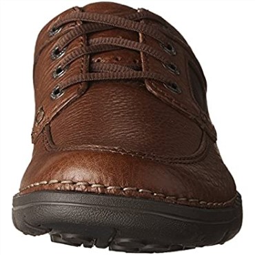 Derby De Hombre Unnature Time De Cuero Marrón De Clarks