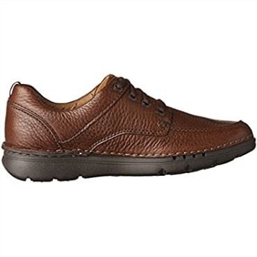 Derby De Hombre Unnature Time De Cuero Marrón De Clarks