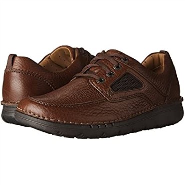 Derby De Hombre Unnature Time De Cuero Marrón De Clarks